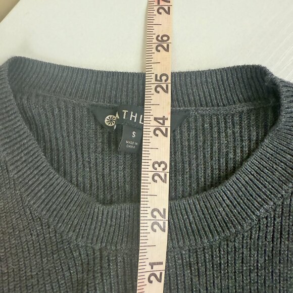 Athleta Pima Cotton Blend Textured High-Low Hem Sweater - Picture 6 of 7